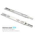 Heavy duty full extension slide rails push open soft close cabinet drawer slides telescopic furniture slide